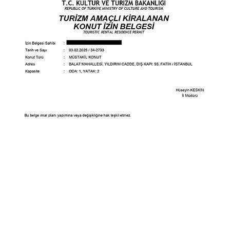 Casa de Férias Stunning New Balat Water Front Pad! #383 *